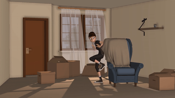 Character Animation Project 'Mery's Moving Day'